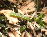 常備菜！ほうれん草とえのき塩にんにく炒め作り方5写真