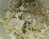 レンジde巣籠り半熟卵のシャキシャキ野菜味噌だれ作り方2写真