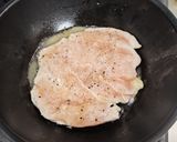 炒めないペペロンチーノとむね肉のグリルチキン作り方3写真