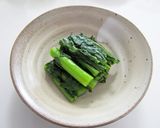 のらぼう菜のおひたし作り方4写真