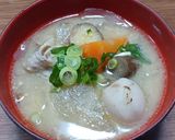 ★最高にうまい具だくさん豚汁作り方20写真