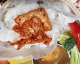 冷やご飯でせいろ蒸し♪ワンプレートせいろ作り方1写真