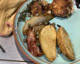 鶏もも肉とニンニクのロースト作り方10写真