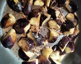 ナスとそばのショートパスタのおろしそば風作り方7写真