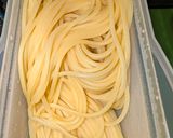 夜食に優しいまろやかトマトスパ作り方1写真