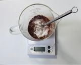 レンジで米粉蒸しパン（ココア）作り方1写真