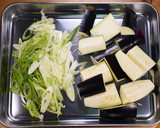 行列の🍜とろとろなすの揚げびたしうどん作り方1写真
