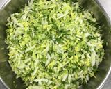 白菜とりんごのサラダ作り方1写真
