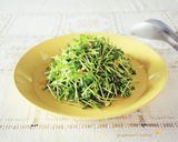 アンチョビにんにくオリーブ油で和えた豆苗作り方5写真