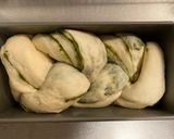 抹茶のマーブル食パン作り方8写真