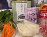 豚肉とお野菜のカレーパスタ作り方1写真