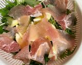 三つ葉・日向夏・生ハムのサラダ★ドレ付き作り方8写真