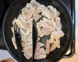 コク旨！鶏肉と椎茸ピーマンのマヨ素麺チャンプルー作り方5写真