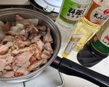ちょいと一手間かければ旨し大根と骨付き豚バラ煮作り方4写真
