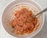 ねぎとろのピリ辛中華だれ和えのとろろがけ作り方1写真