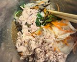 蓮根とひじきの甘みそサラダ作り方5写真