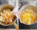風邪引きさんに効くチキンスープ🍲作り方3写真