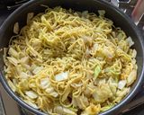 キャベツ大量消費！柚子胡椒香る和風焼そば作り方4写真