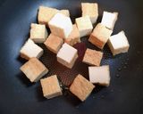 ワンパン今日の夕飯簡単春キャベツ厚揚中華炒め節約作り方5写真