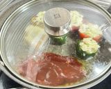とろ〜りチーズ🧀ピーマンパプリカの肉詰め作り方10写真