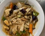簡単中華風味噌親子丼味根菜茄子甘酢酢豚作り方14写真