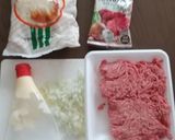 ハンバーグ＋なすび付け合せ作り方1写真
