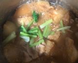 カブと豚肉の煮つけ（味噌味)作り方9写真