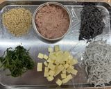 冷凍おにぎり（しらすチーズ・ツナ昆布）作り方1写真