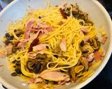 干ししめじのアーリオ・オーリオのパスタ🍝作り方12写真