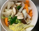 お一人様クリーミー洋風麻婆味豆腐野菜炒め作り方12写真