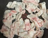 残り物で豚バラと青梗菜ともやしのオイ炒め作り方4写真