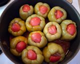 ピーマンのドルマ❀トルコ料理作り方6写真