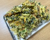 小松菜とさつまいものかき揚げ作り方5写真