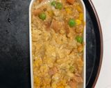 レンジ簡単クリーミー梅ガパオ味炒飯弁当作り方13写真