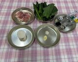 ほうれん草ととろろの鶏ねばねばスープ作り方1写真