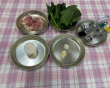 ほうれん草ととろろの鶏ねばねばスープ作り方1写真
