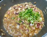 タコ挽肉キムチ丼作り方5写真
