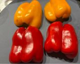 ハロウィンカラー！パプリカの簡単マリネ作り方1写真