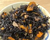 常備菜ひじきの煮物。大量生産で冷凍保存・弁当用作り方4写真