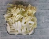 簡単☆白菜と鶏そぼろのあんかけ作り方1写真