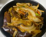 麻婆茄子丼作り方4写真