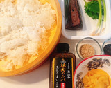 焼肉の生だれでかつおのお花見てこね寿司作り方2写真