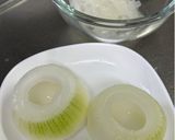 新玉ねぎの肉詰めチーズ焼き🧅作り方1写真
