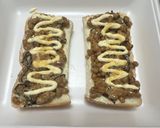 背徳の偽成金納豆チーズトースト作り方4写真
