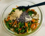 菜の花の塩昆布白和え！作り方5写真