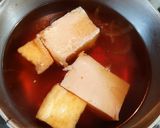 冷凍豆腐と芽キャベツ、野菜の温かい蕎麦作り方3写真