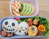 ハロウィン弁当2024　キャラ弁作り方6写真