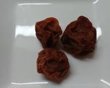 カブの葉と梅干しふりかけのふりかけご飯作り方2写真