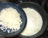 ツナクリームパスタ♪簡単牛乳豆乳チーズ作り方9写真