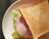 レバーペーストdéトースト🍞サンドイッチ作り方2写真